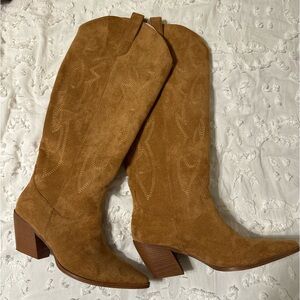 Amazon Cowgirl Boots Women Knee High Boots